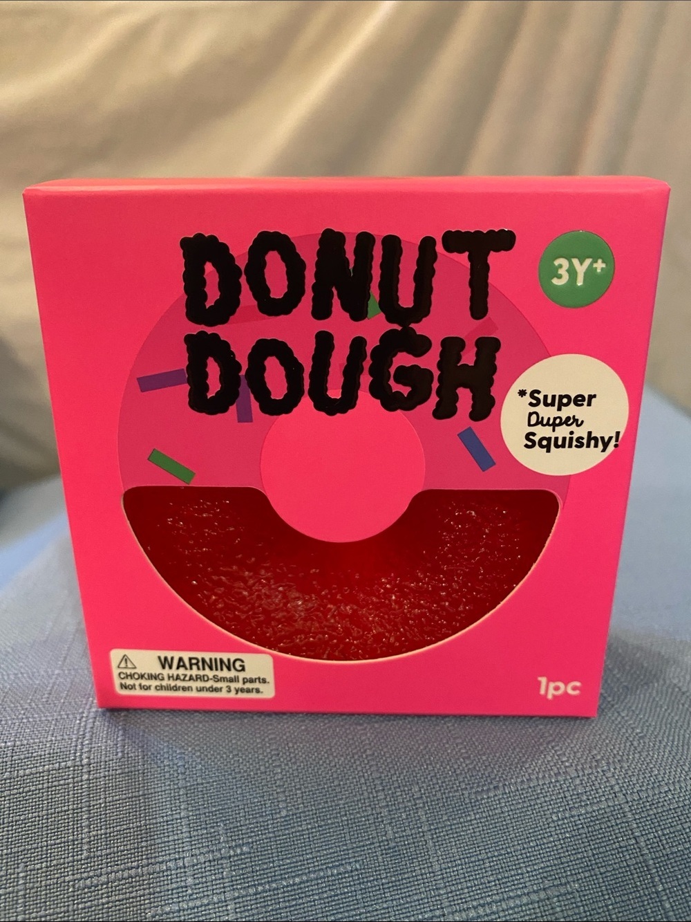 J’adore Donut Dough Sugar Squishy Squeezy Sensory Fidget Pink